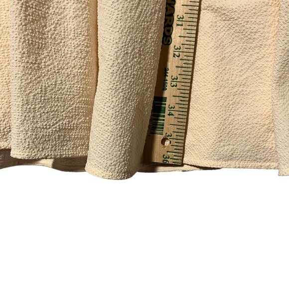 Prose & Poetry Rony Tiered Mini Dress Womens M Cream Puffy Sleeves Cinched Waist - Picture 6 of 8